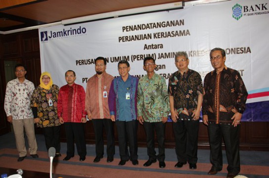 Jamkrindo- Bank kalbar MoU KUR Online