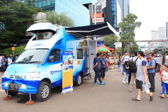 Dukung Inklusi Keuangan, Mobil Layanan Jamkrindo Siap Layani UMKM