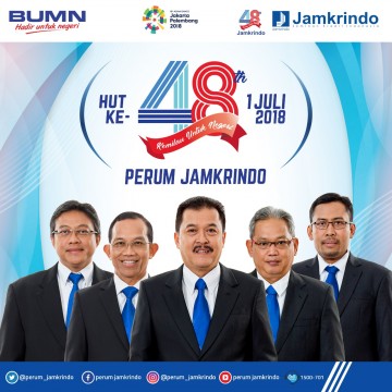 48 Tahun Perum Jamkrindo Selalu Hadir untuk Negeri