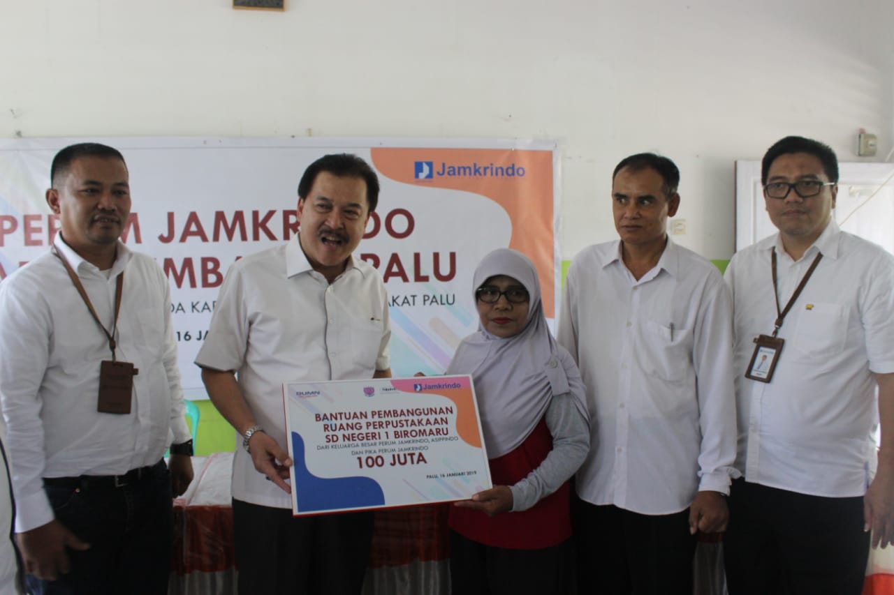 Jamkrindo Hadir Kembali di Palu Beri Bantuan Percepatan Pemulihan Pasca Bencana