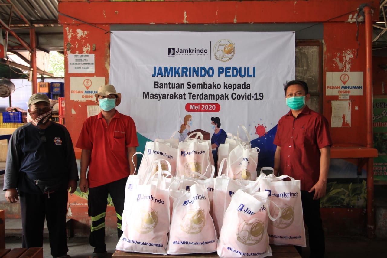 Jamkrindo Berikan Bantuan Covid-19 Secara Berkelanjutan