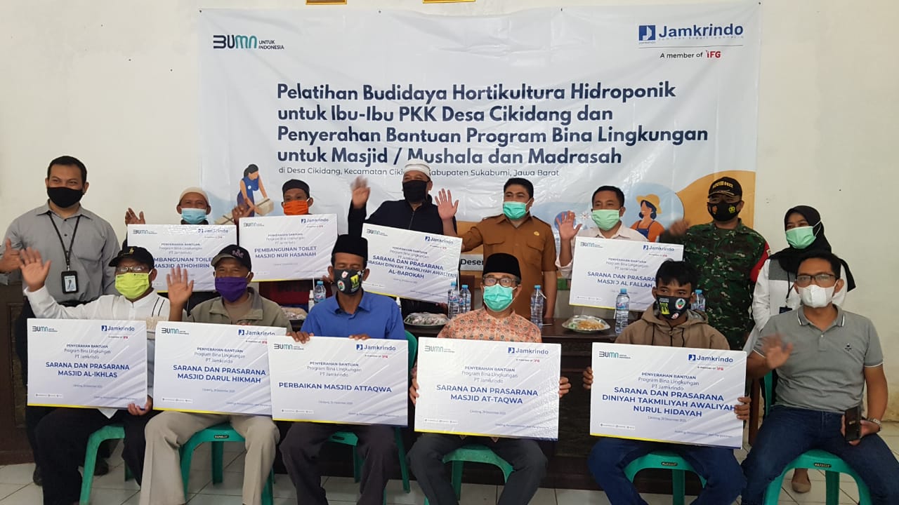 Jamkrindo Perluas Pemberdayaan Masyarakat di Sukabumi