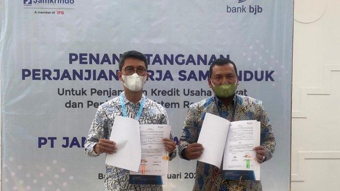 Dukung Sektor Usaha, Jamkrindo Jalin Kemitraan Strategis dengan BJB