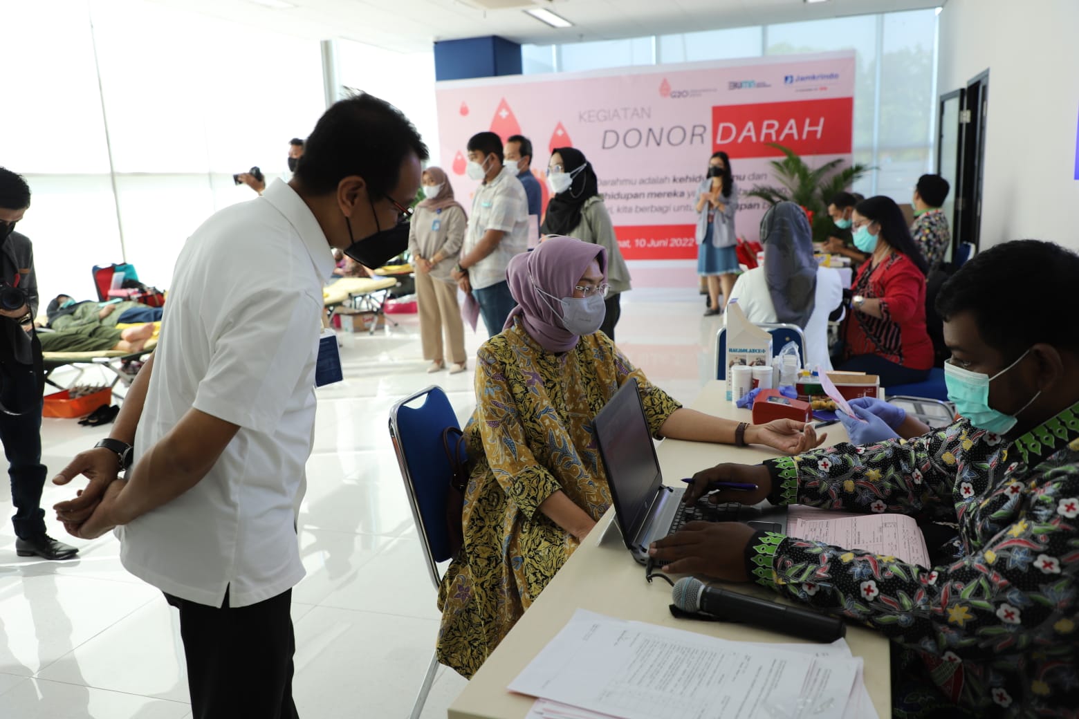 Sambut HUT ke -52 , Jamkrindo Gelar Donor Darah