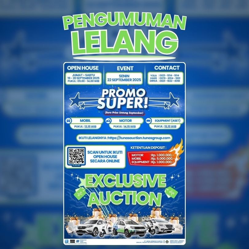 Pengumuman Iklan Lelang Aset Jamkrindo (22 September 2025)
